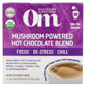 Om Mushrooms, Mushroom Powered Hot Chocolate Blend