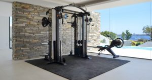 Gyms set up at homes
